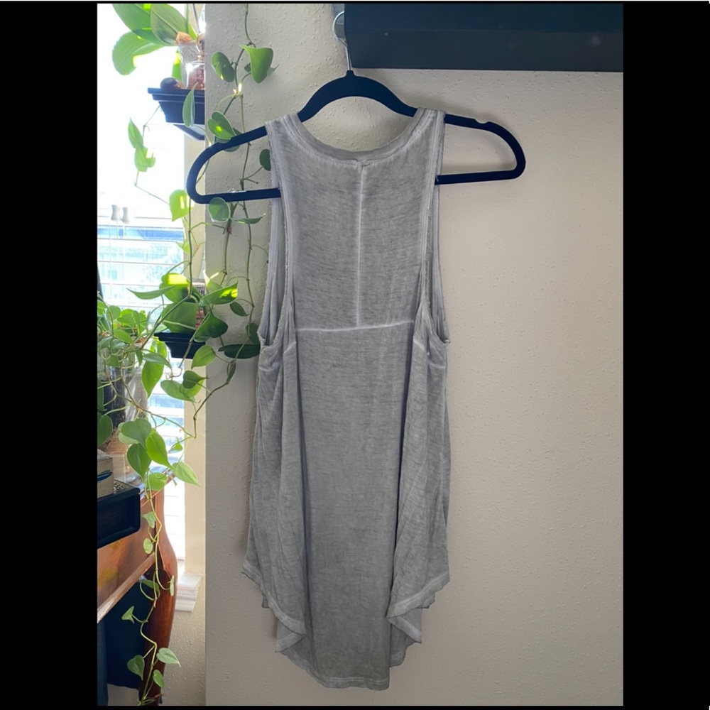 Heathered Boho High-Low Tank - Picture 2 of 2